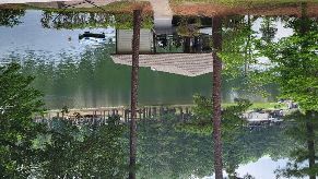 on lake, Gasburg, Brunswick, Virginia United States